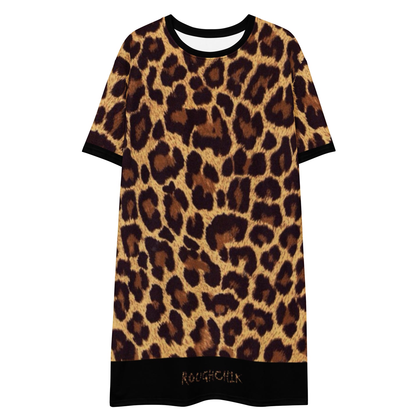 Leopard Print T-shirt dress