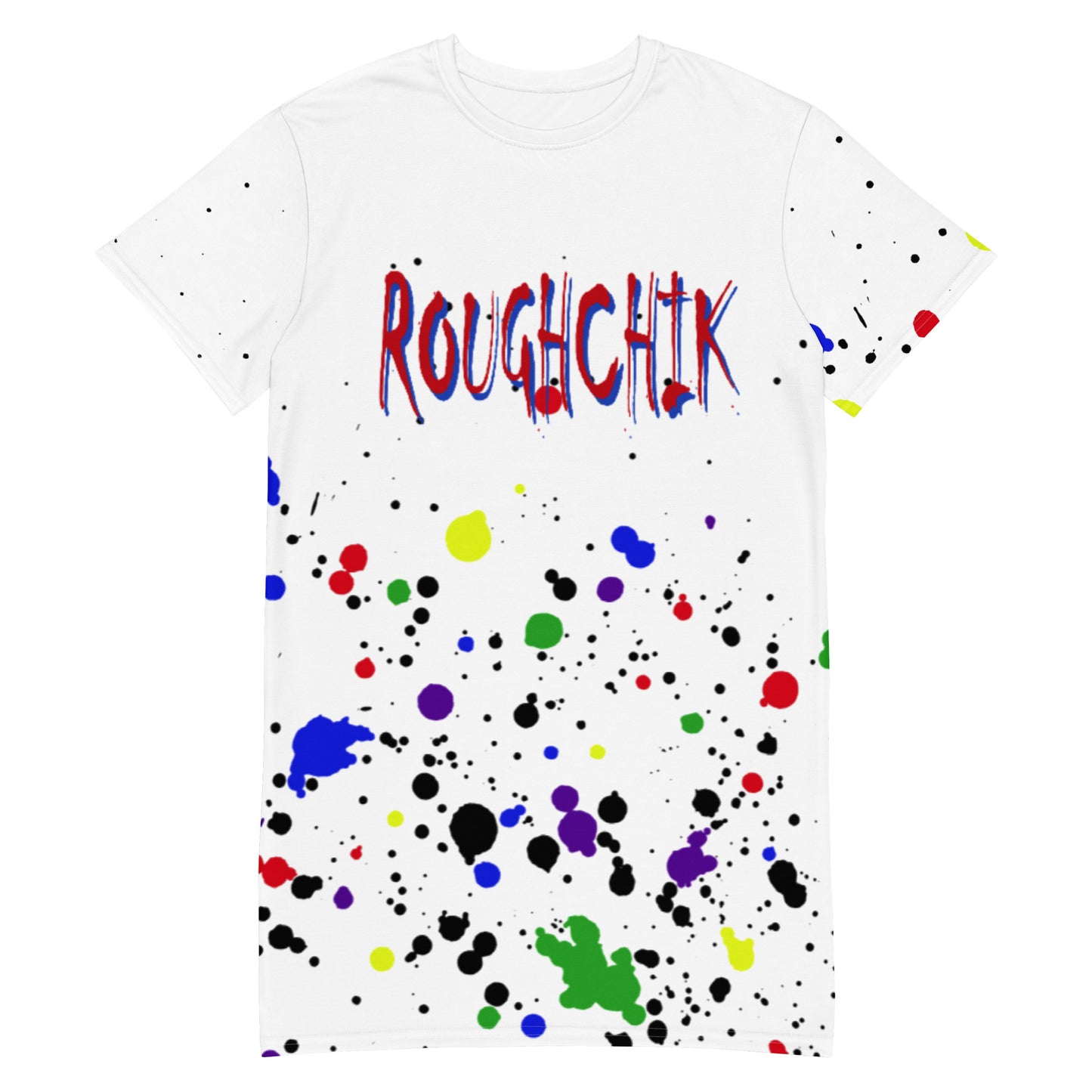 SPLATTER T-shirt dress