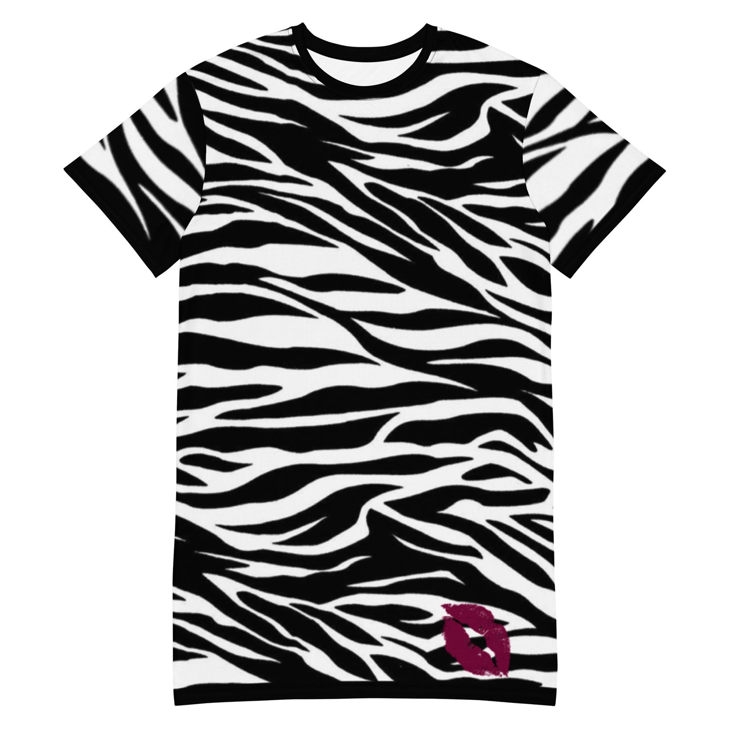 ZEBRA PRINT T-shirt dress