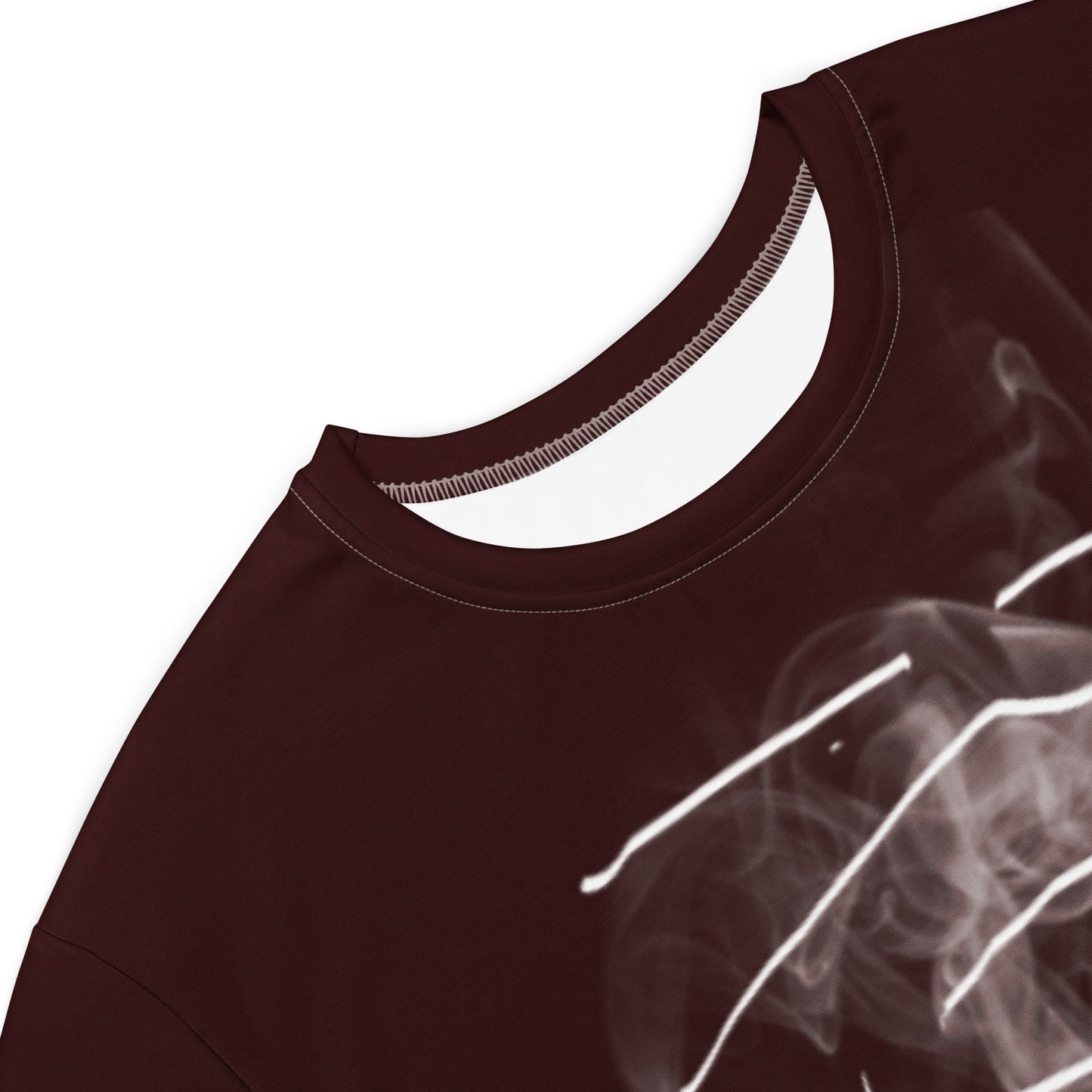 ALL SMOKE TOO! T-Shirt Dress - OXBLOOD