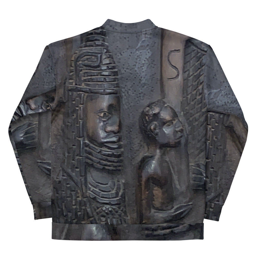 Stelle Wood Carving Unisex Bomber Jacket