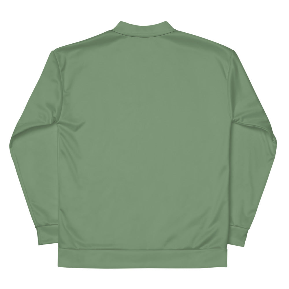 Eyes to the Sun Unisex Bomber Jacket - Green