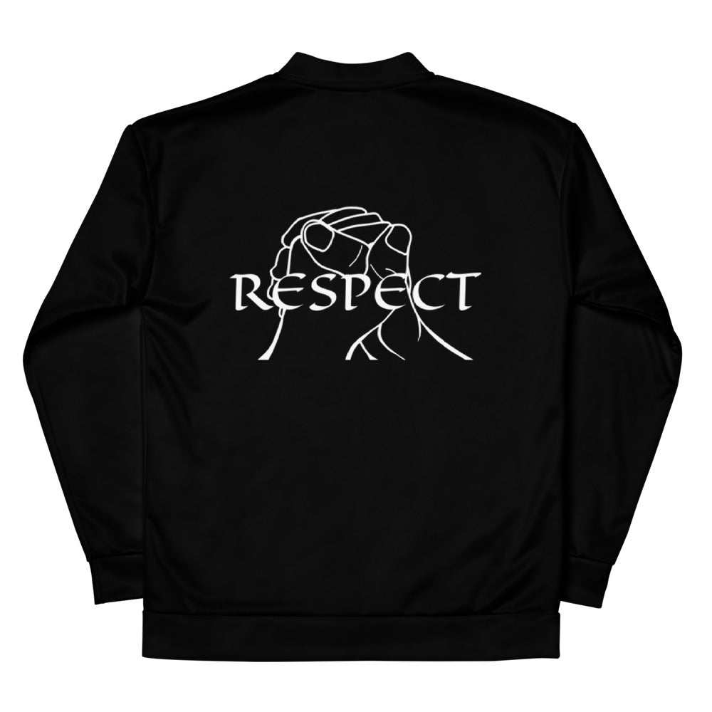 RESPECT by Marcus Gentry Unisex Bomber Jacket - Black