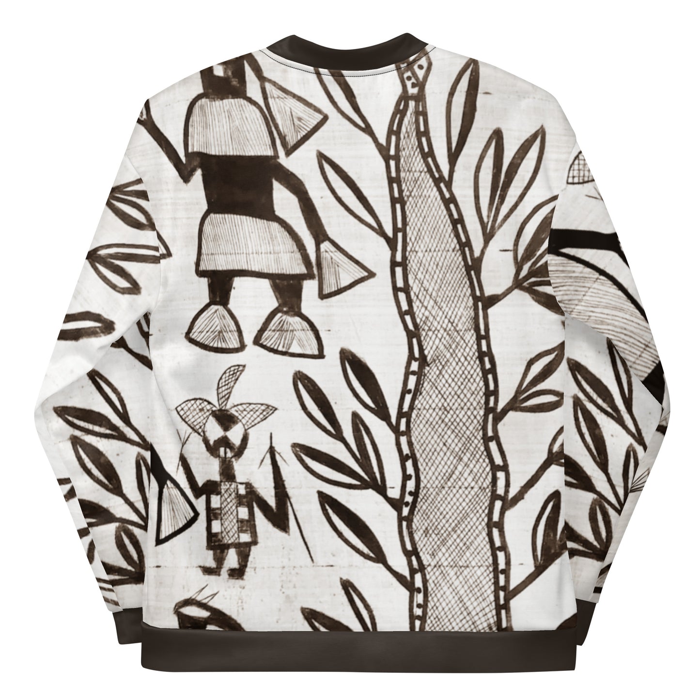 MUD PRINT Unisex Bomber Jacket