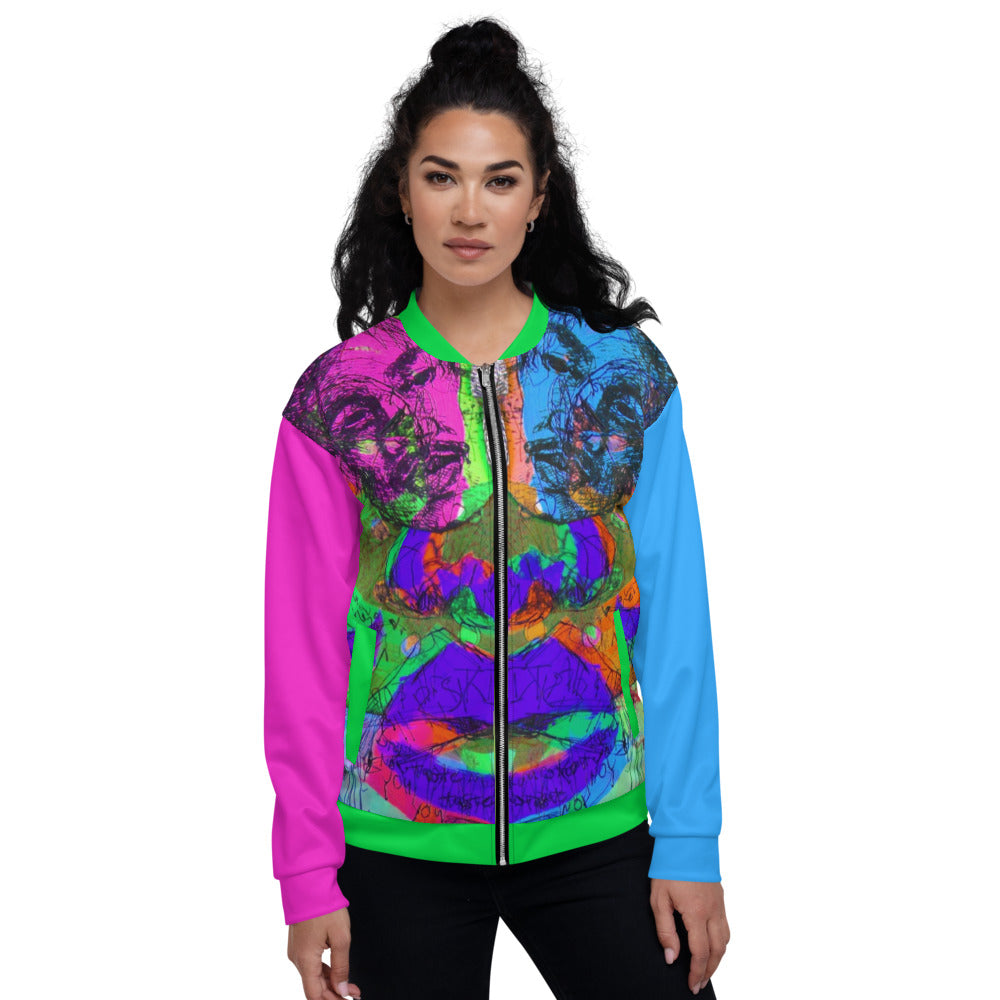 Ride The Eyes Unisex Bomber Jacket