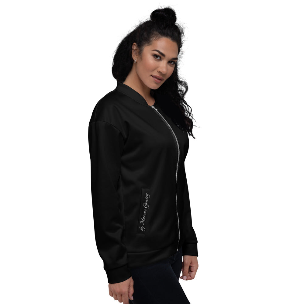 RESPECT by Marcus Gentry Unisex Bomber Jacket - Black