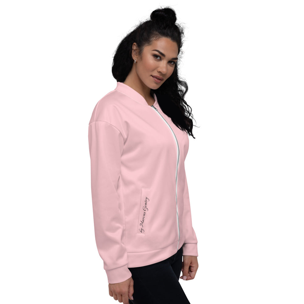 RESPECT Unisex Bomber Jacket - Pink