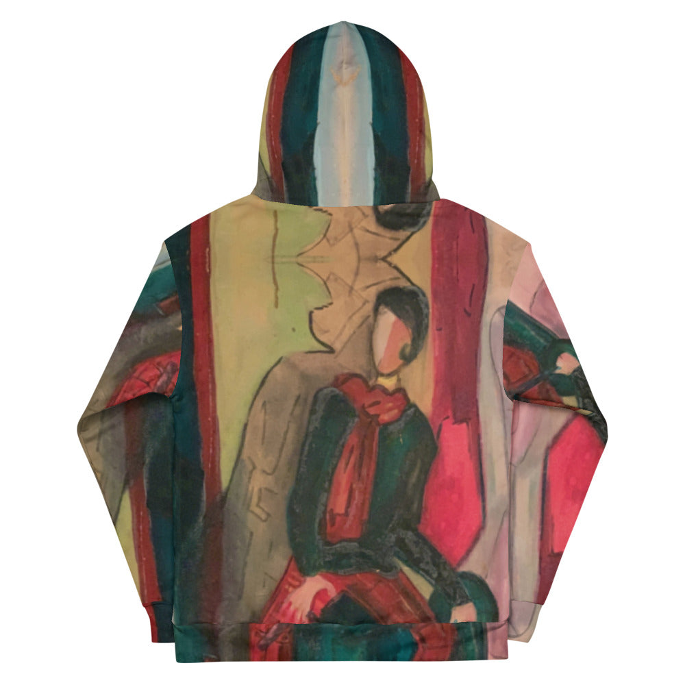 Stelle Seated Lady Unisex Hoodie