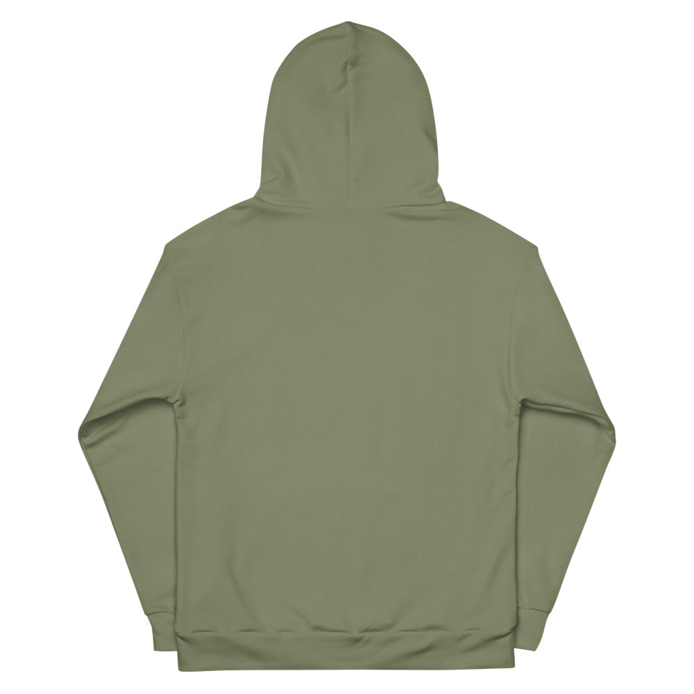 YG Logo Unisex Hoodie - Olive