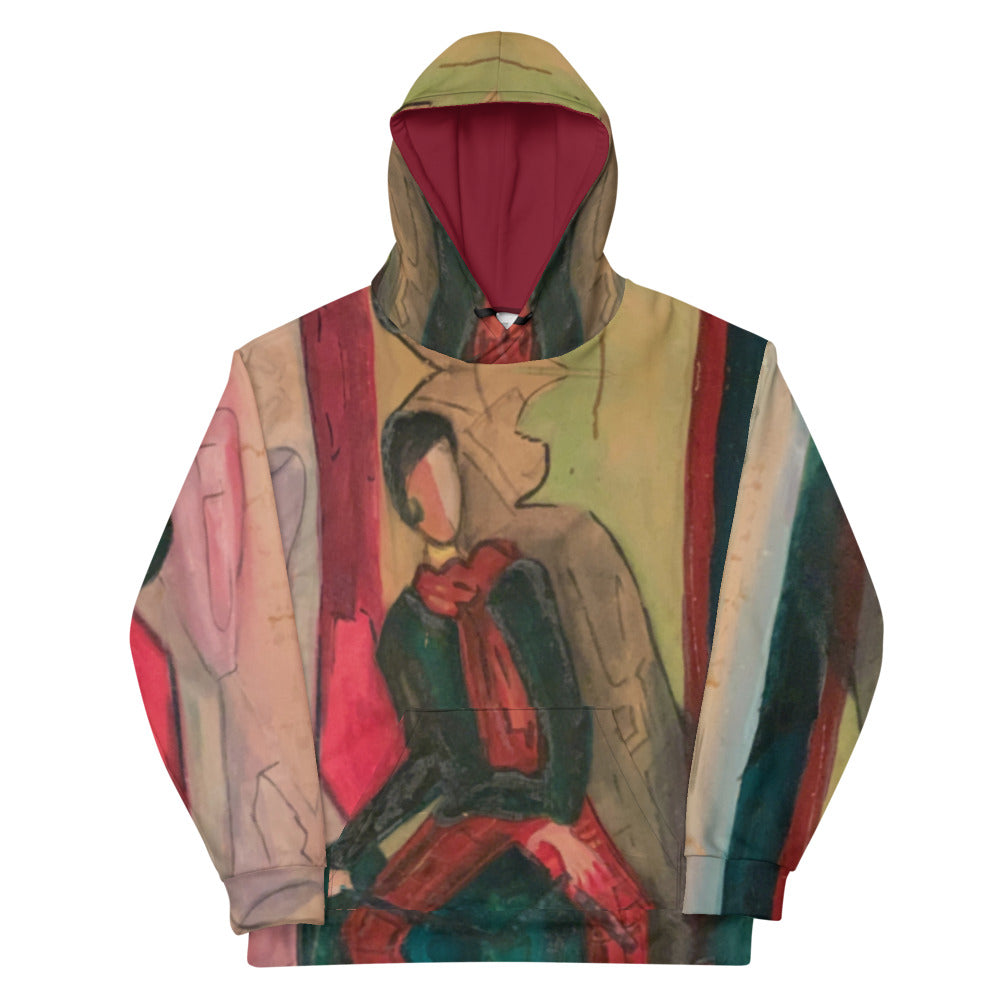 Stelle Seated Lady Unisex Hoodie