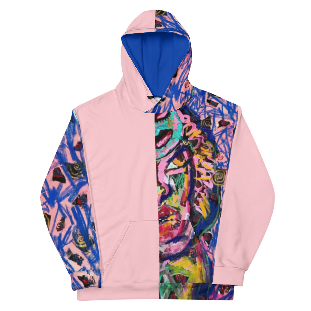 Blue Moon Unisex Hoodie - Split