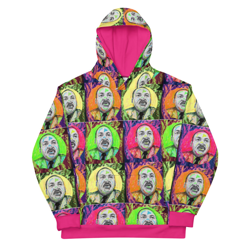 MLK Unisex Hoodie - Pink