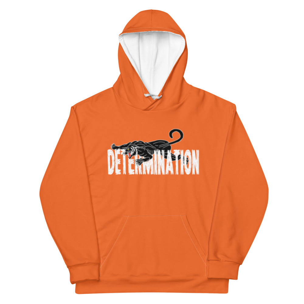 DETERMINATION Unisex Hoodie - ORANGE
