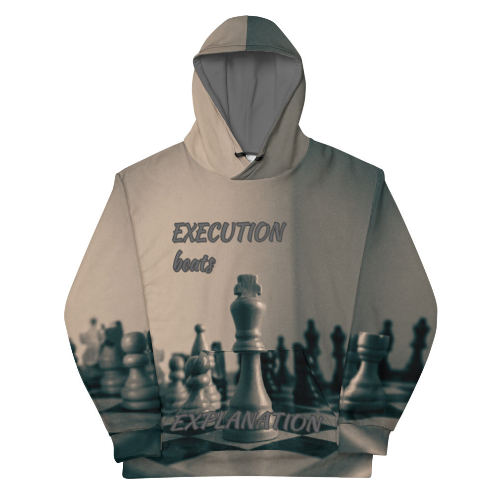Execution beats Explanation Unisex Hoodie