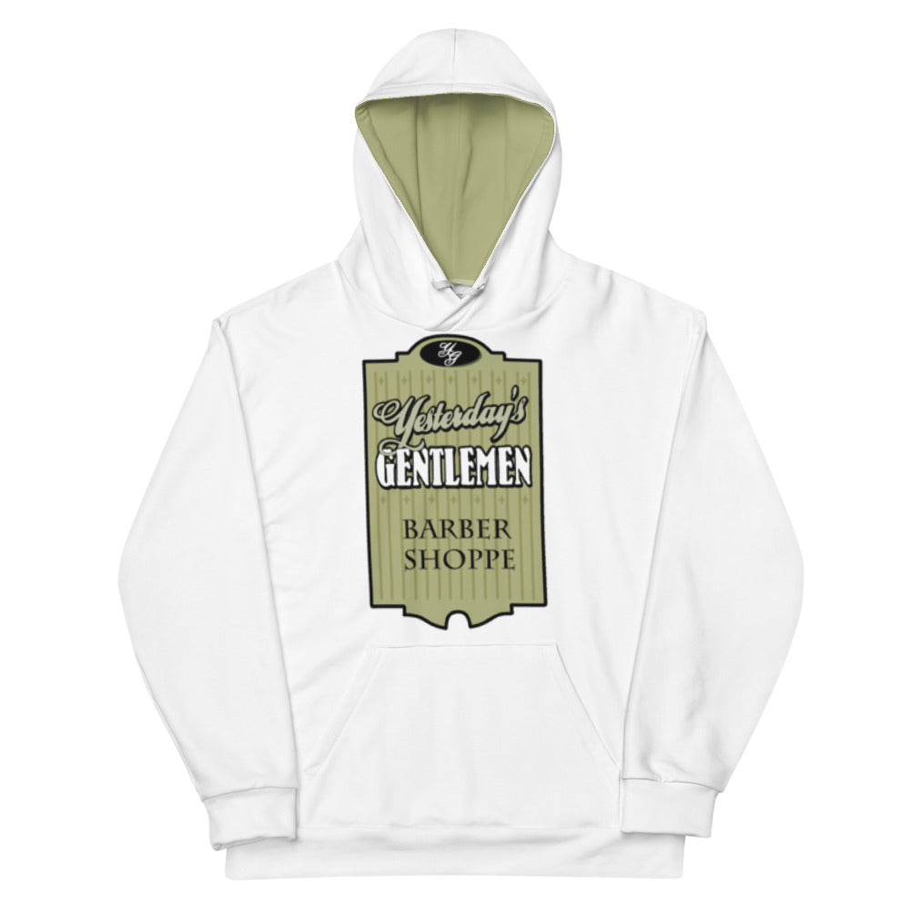 YG Logo Unisex Hoodie - White