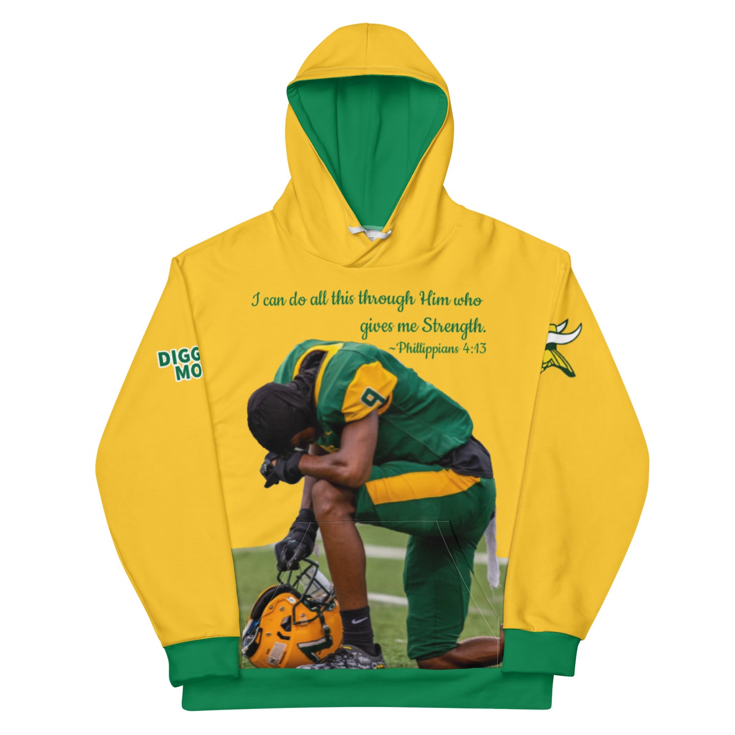 DIGGY FOOTBALL MOM Unisex Hoodie