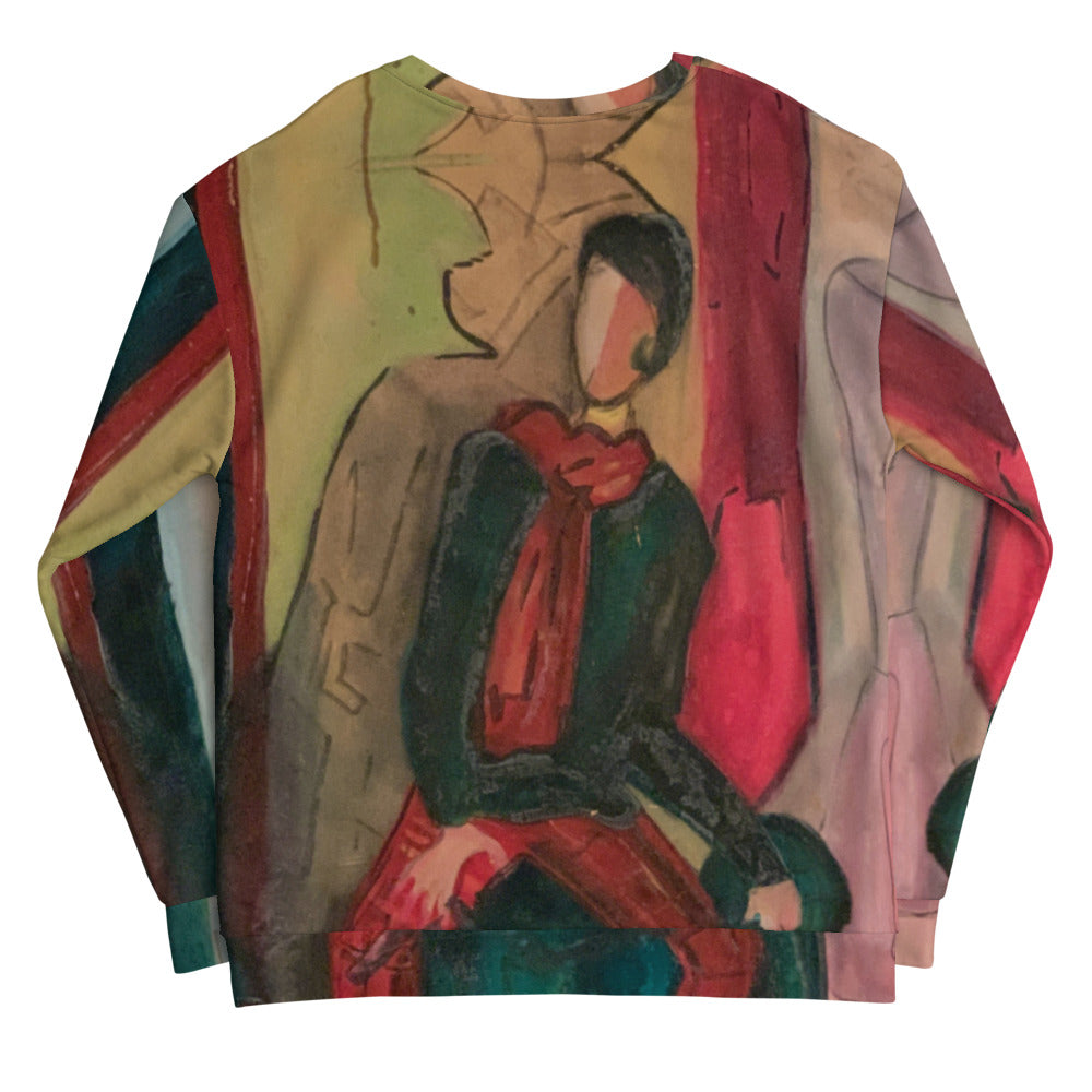 Stelle Seated Lady Unisex Sweatshirt