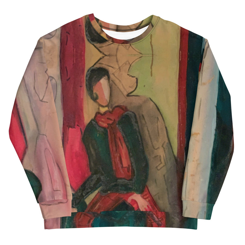 Stelle Seated Lady Unisex Sweatshirt