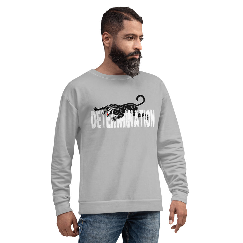 DETERMINATION Unisex Sweatshirt - SILVER
