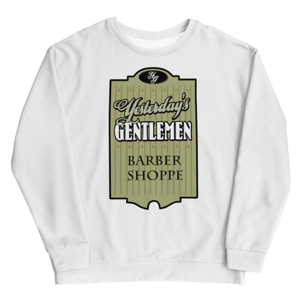 YG Logo Unisex Sweatshirt - White