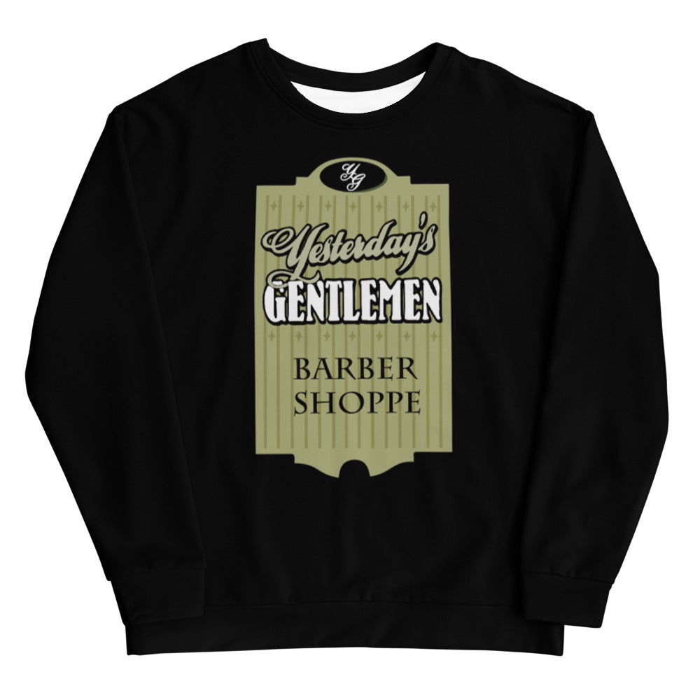 YG Logo Unisex Sweatshirt - Black
