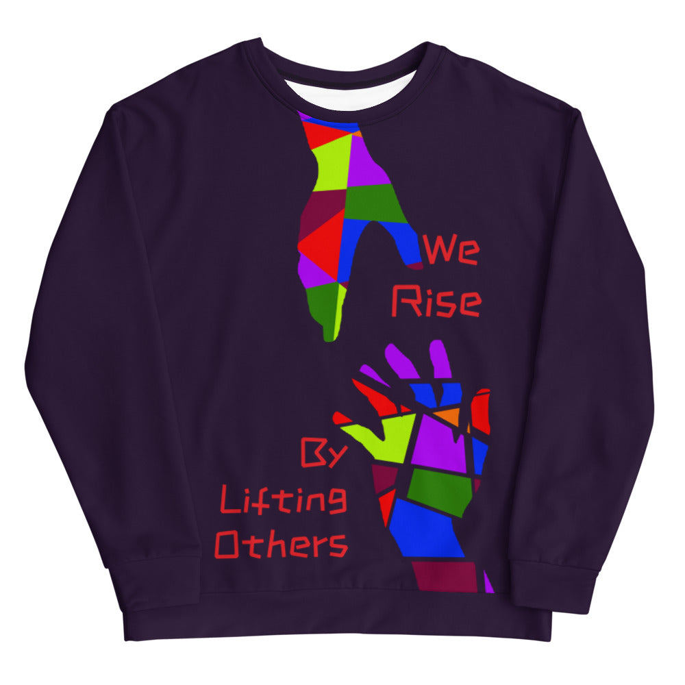 WE RISE Unisex Sweatshirt - EGGPLANT