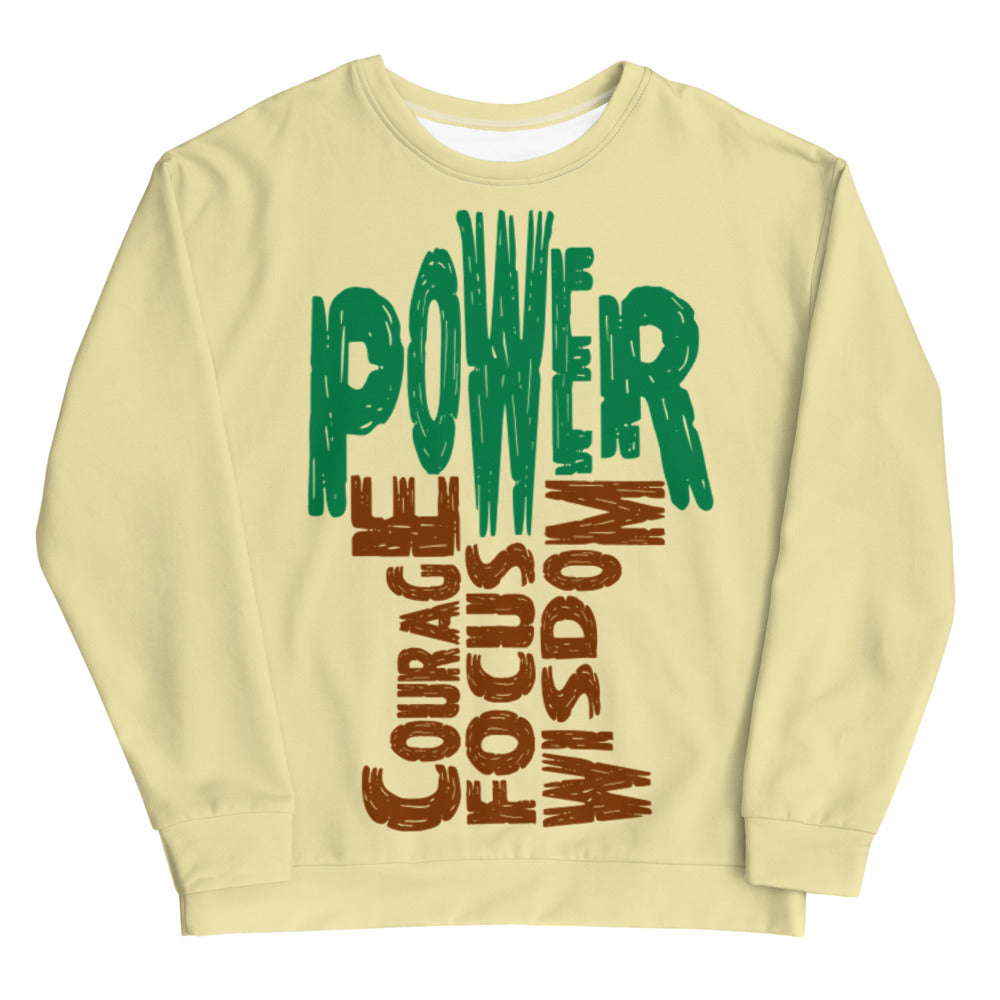 POWER TREE Unisex Sweatshirt - BANANA