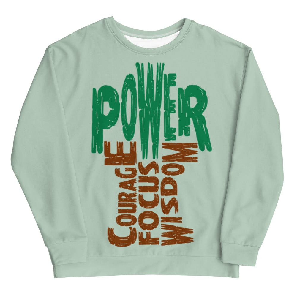 POWER TREE Unisex Sweatshirt - MINT