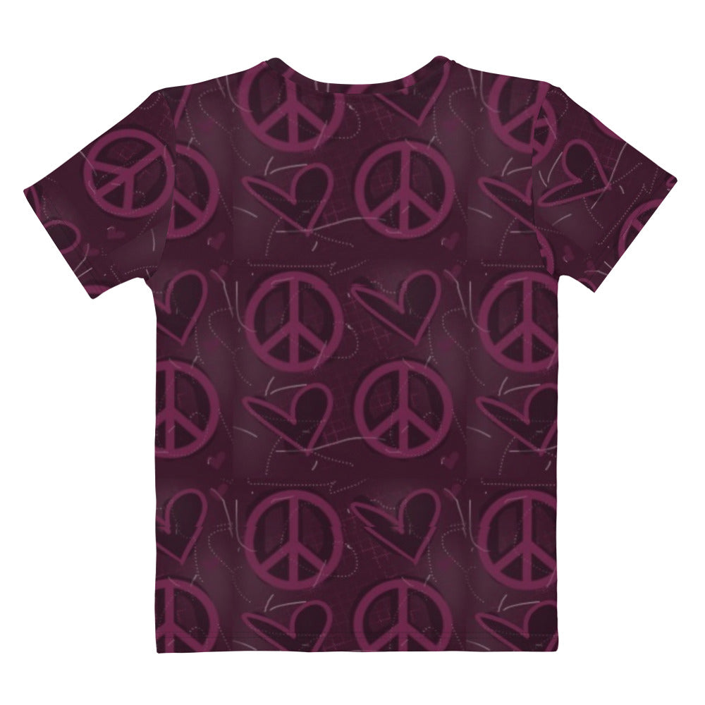 Peace & Love Women's T-shirt