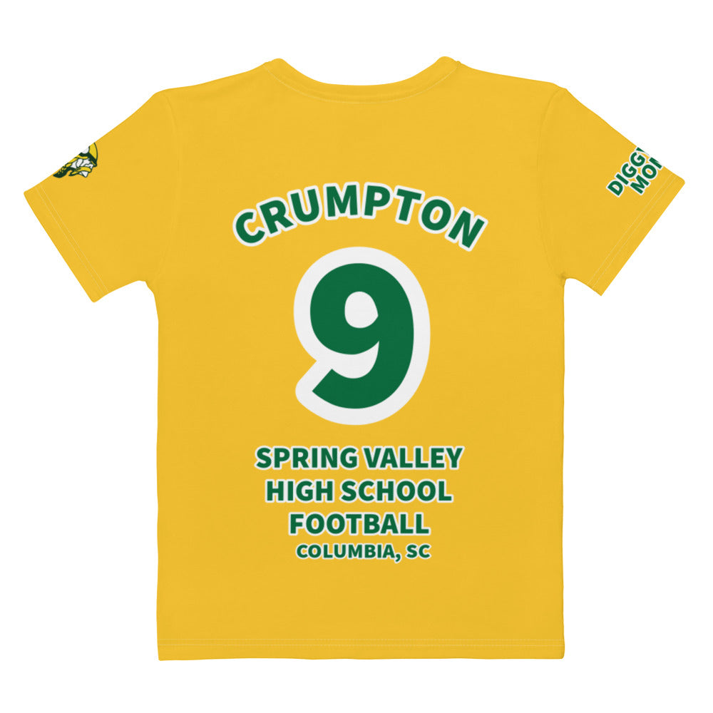 DIGGY FOOTBALL Women's T-shirt - YELLOW