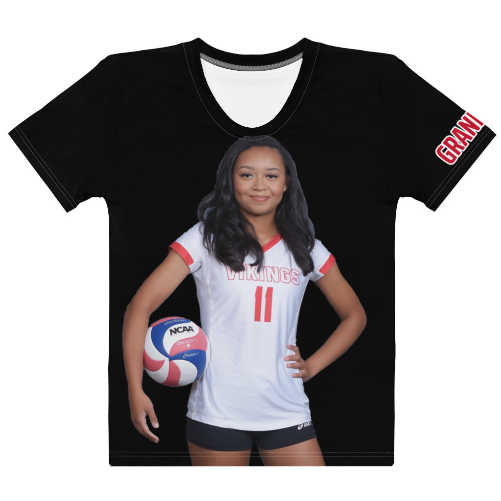 BIANCA Women's T-shirt - BLACK FOR GRANDMA