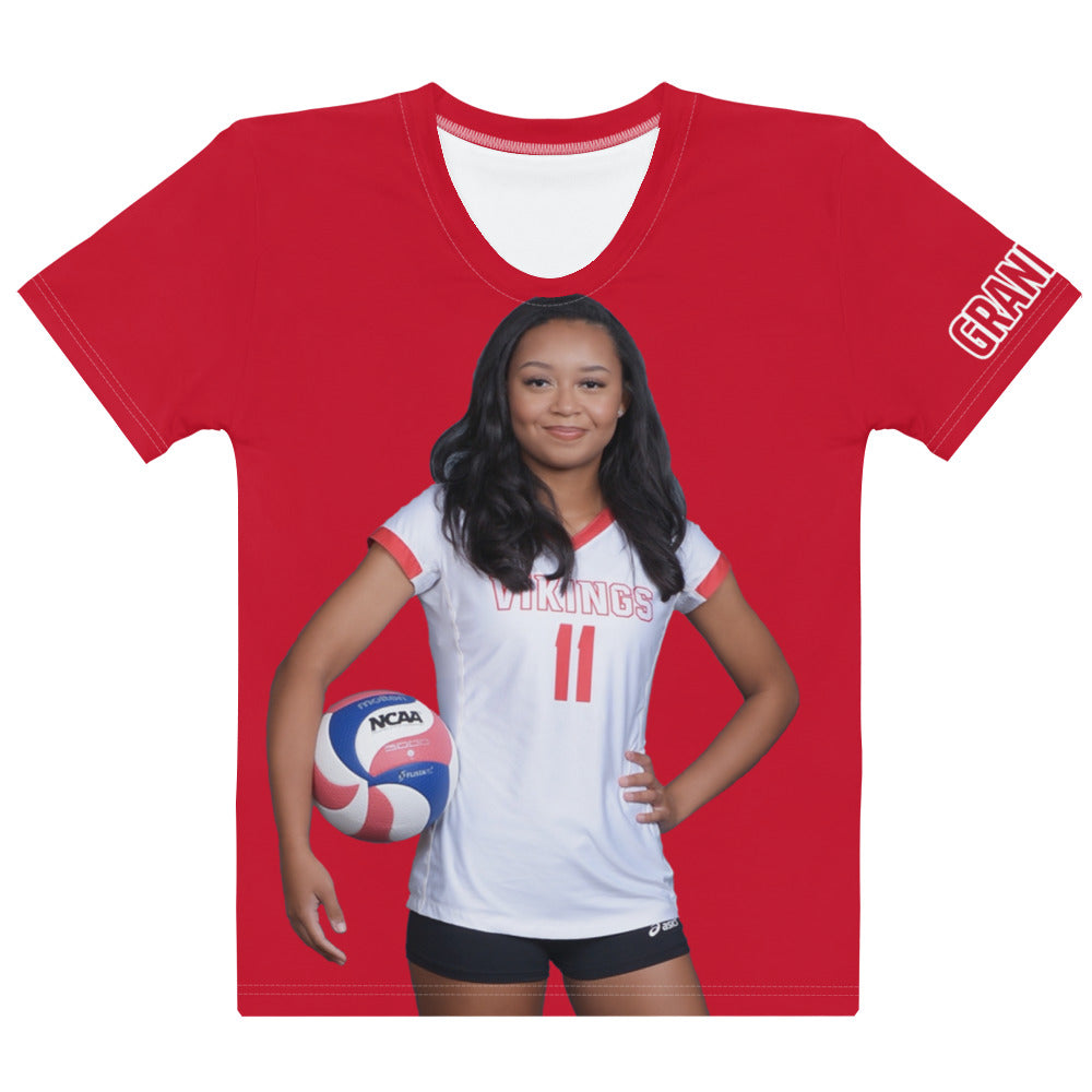 BIANCA Women's T-shirt - RED FOR GRANDMA