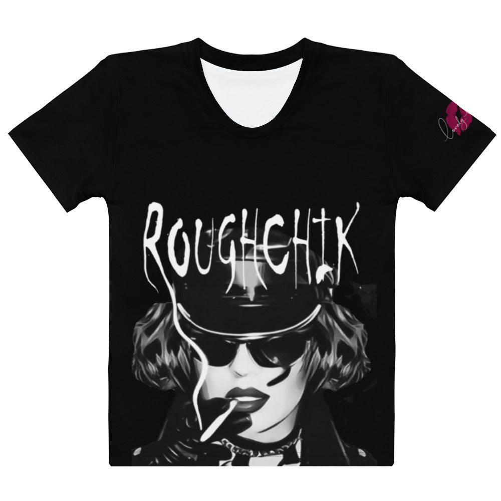 Roughchik Logo Women's T-shirt - Black