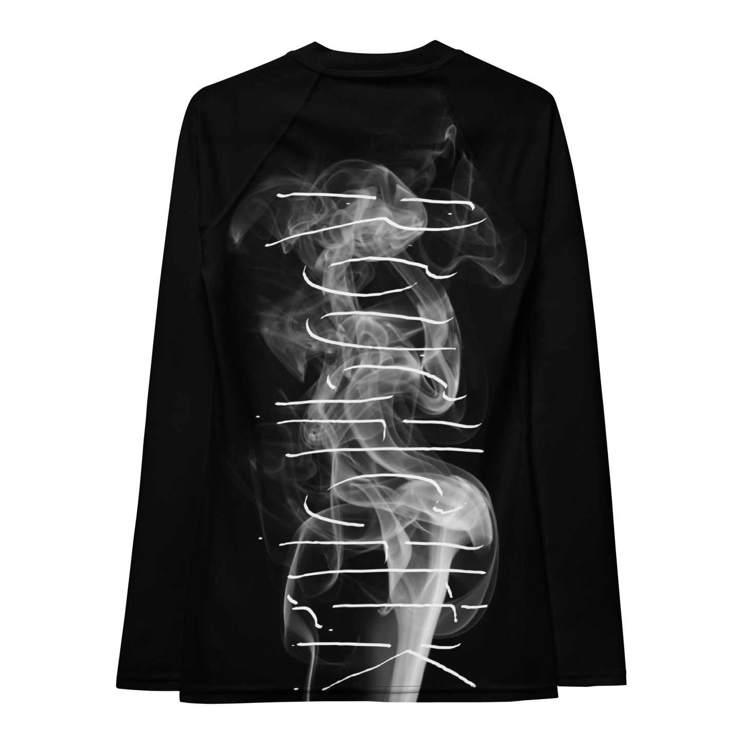 ALL SMOKE TOO! Women's Rash Guard - BLACK