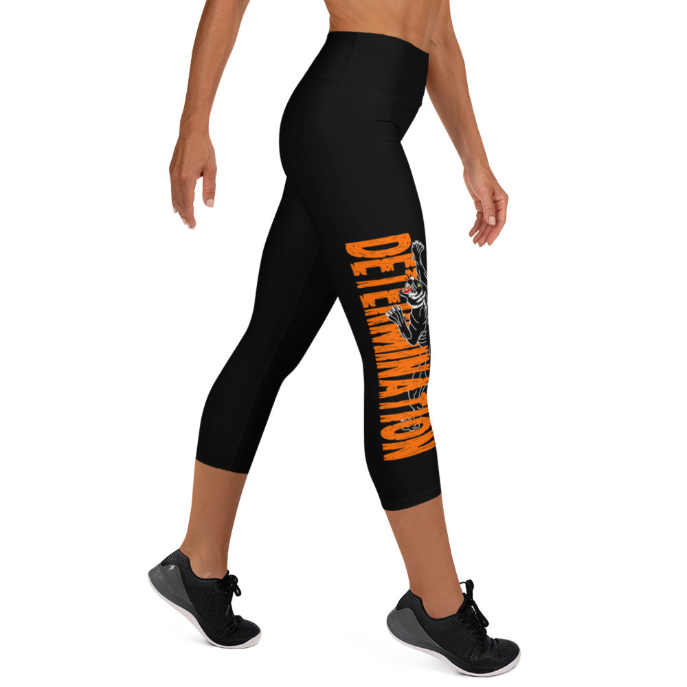 DETERMINATION Yoga Capri Leggings