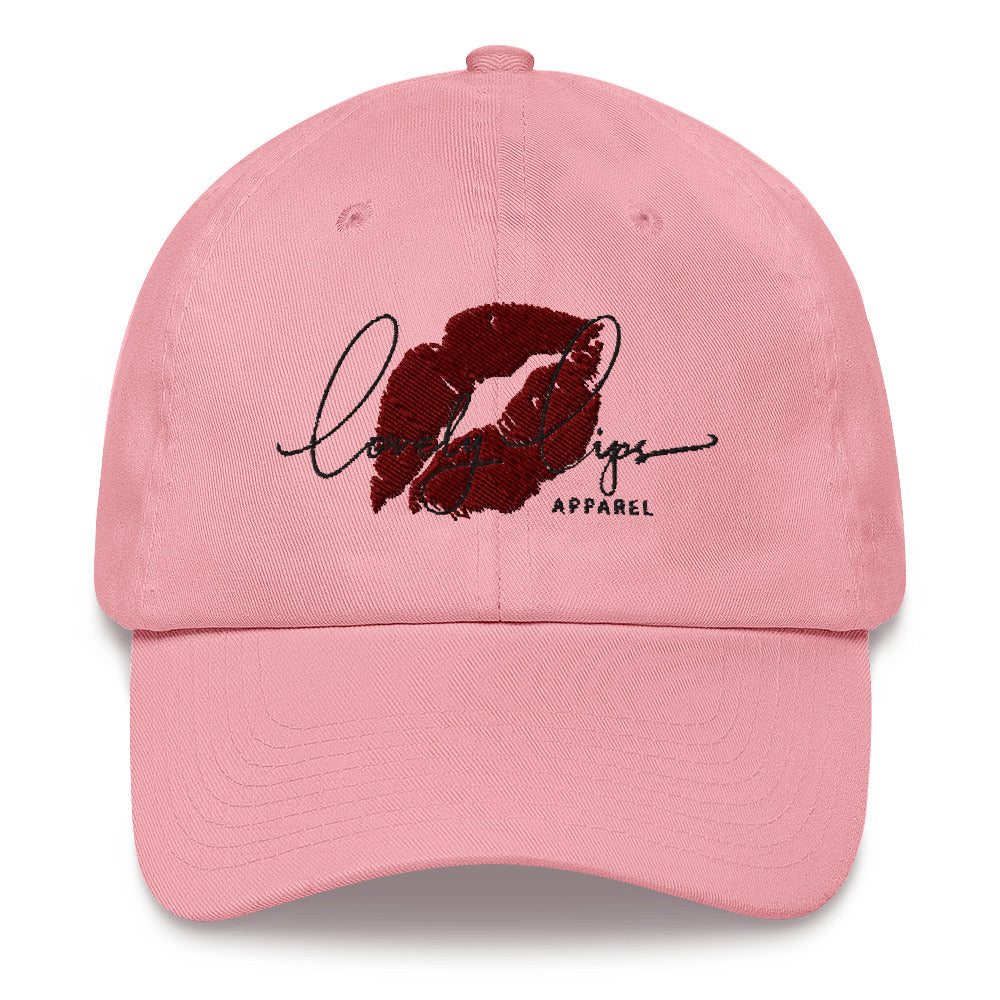 Lovely Lips Apparel Baseball Cap - Light Colors