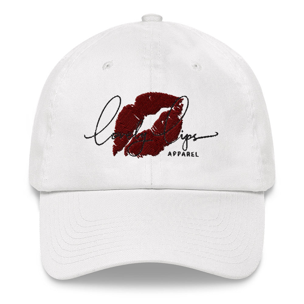 Lovely Lips Apparel Baseball Cap - Light Colors