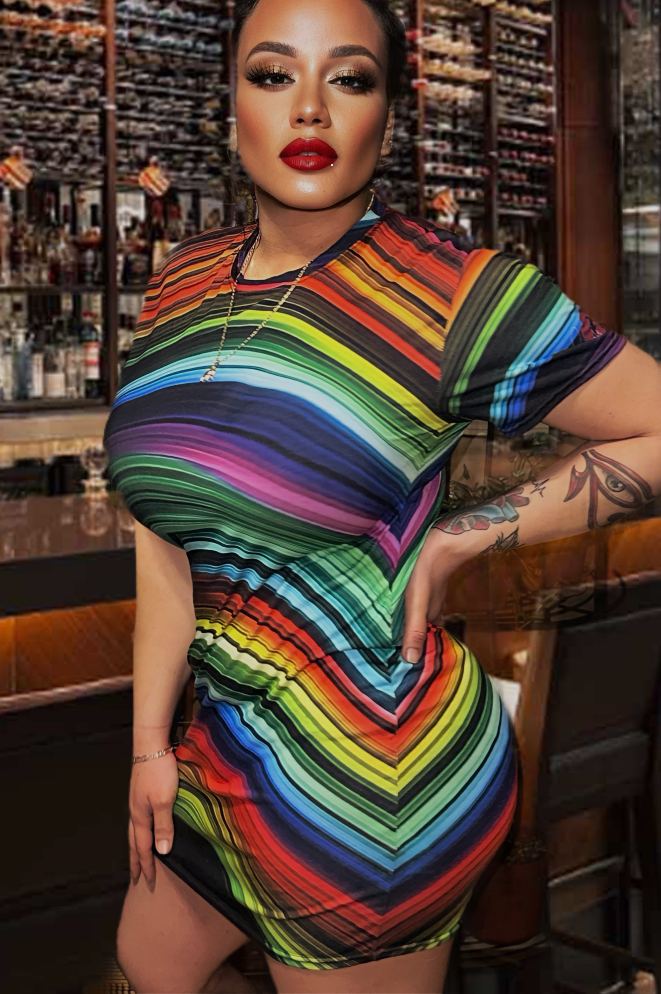 REIGNBOW T-shirt dress