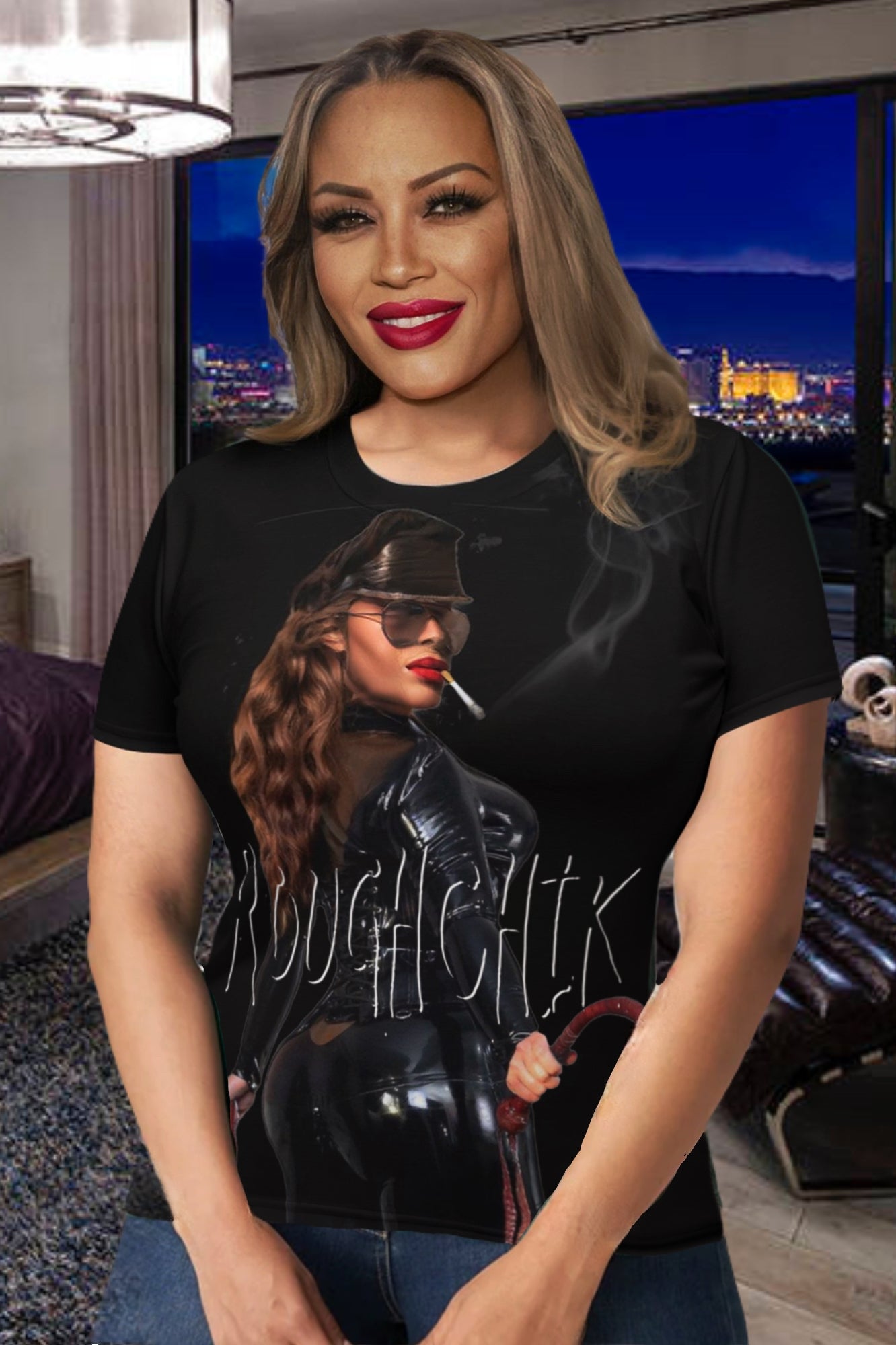 DOMINA Women's T-shirt - BLACK