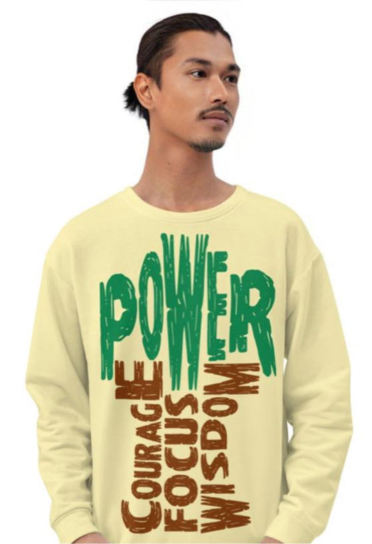 POWER TREE Unisex Sweatshirt - BANANA