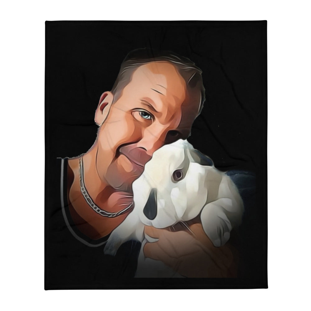 Daddy & Puffers Throw Blanket
