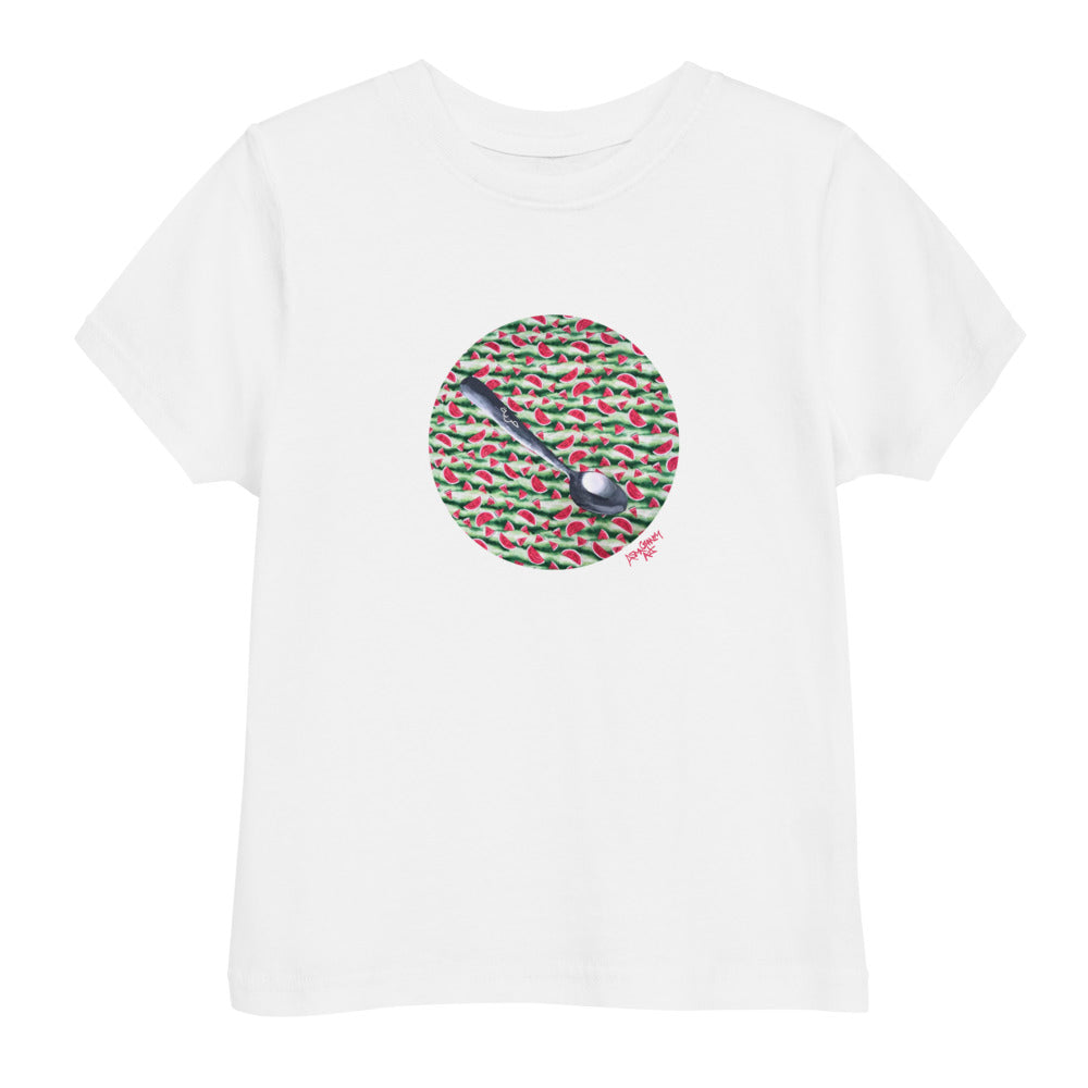 Watermelon Freedom Toddler jersey t-shirt