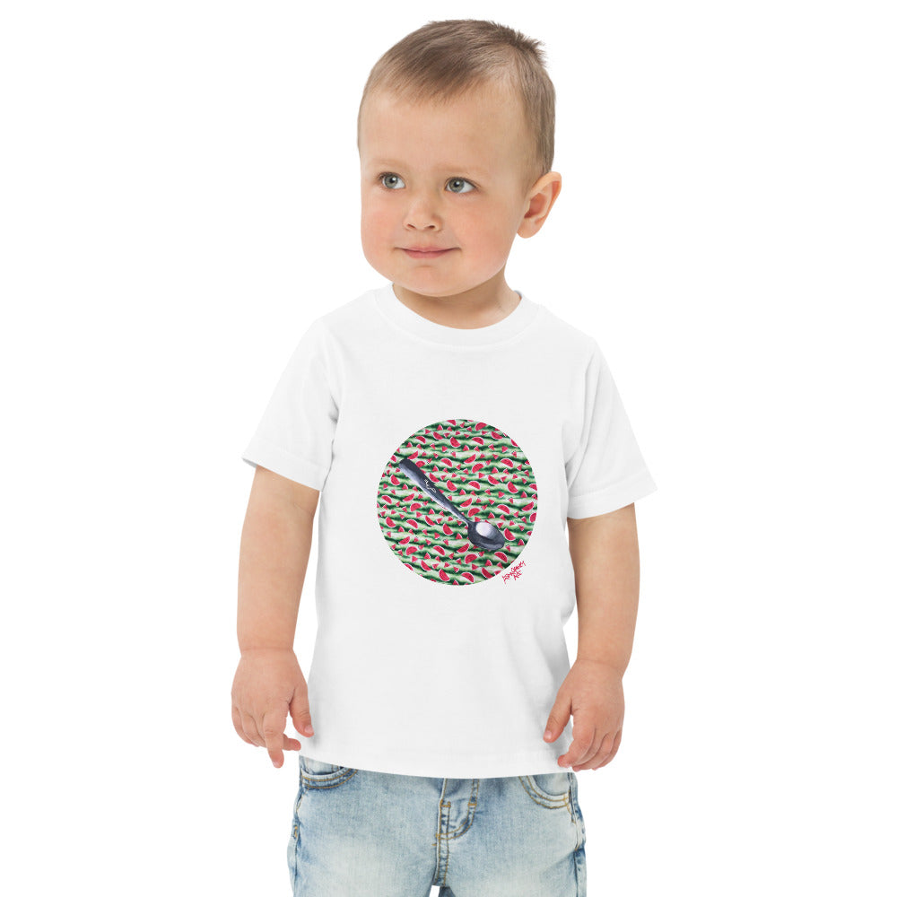 Watermelon Freedom Toddler jersey t-shirt