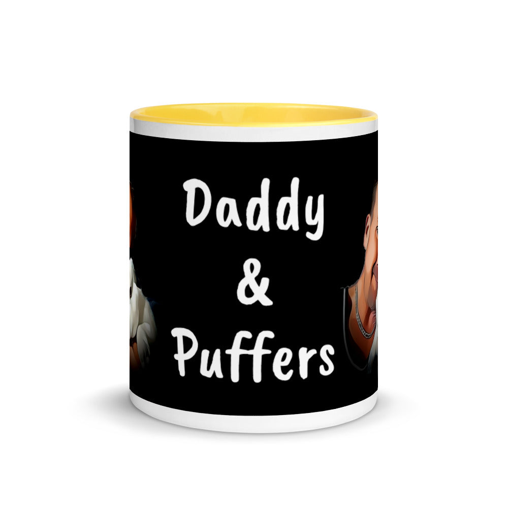 Daddy & Puffers Mug with Color Inside