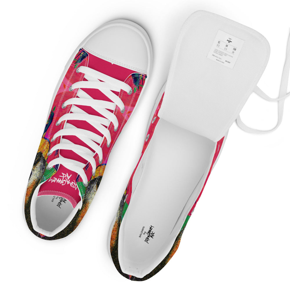 BALDWIN Women’s high top canvas shoes