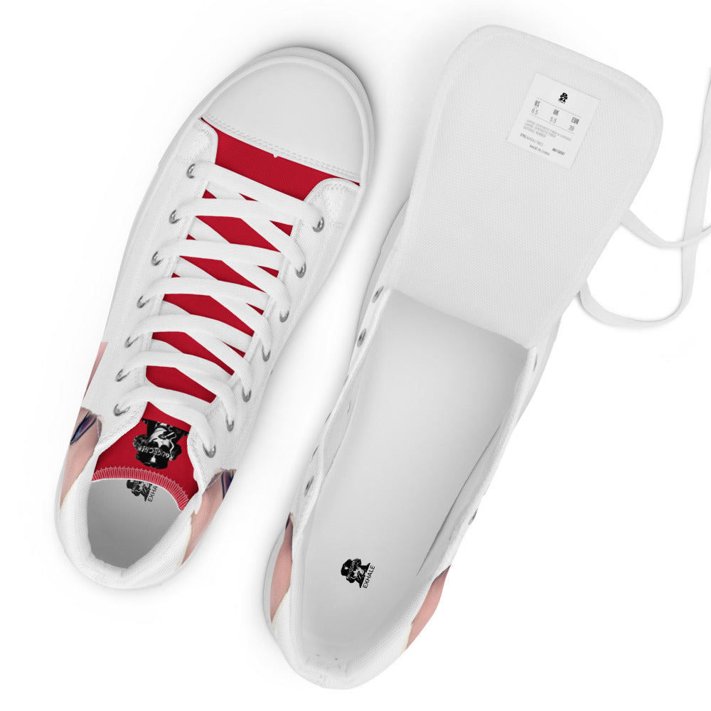 Exhale Women’s high top canvas shoes