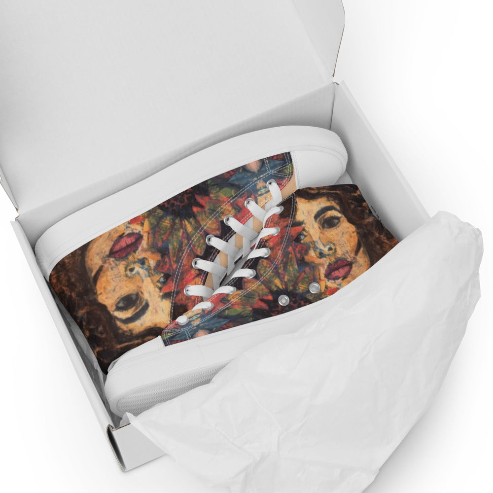 SELF Women’s high top canvas shoes