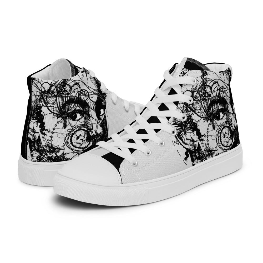 Bronzeville Girl Women’s high top canvas shoes