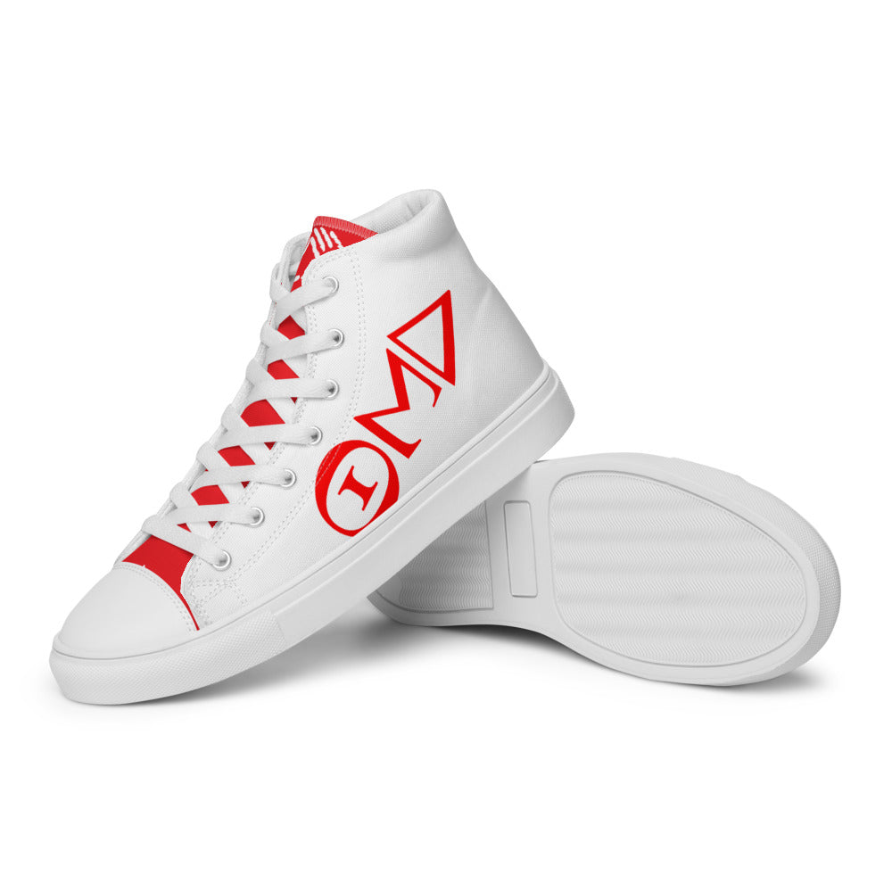 Women’s high top canvas shoes