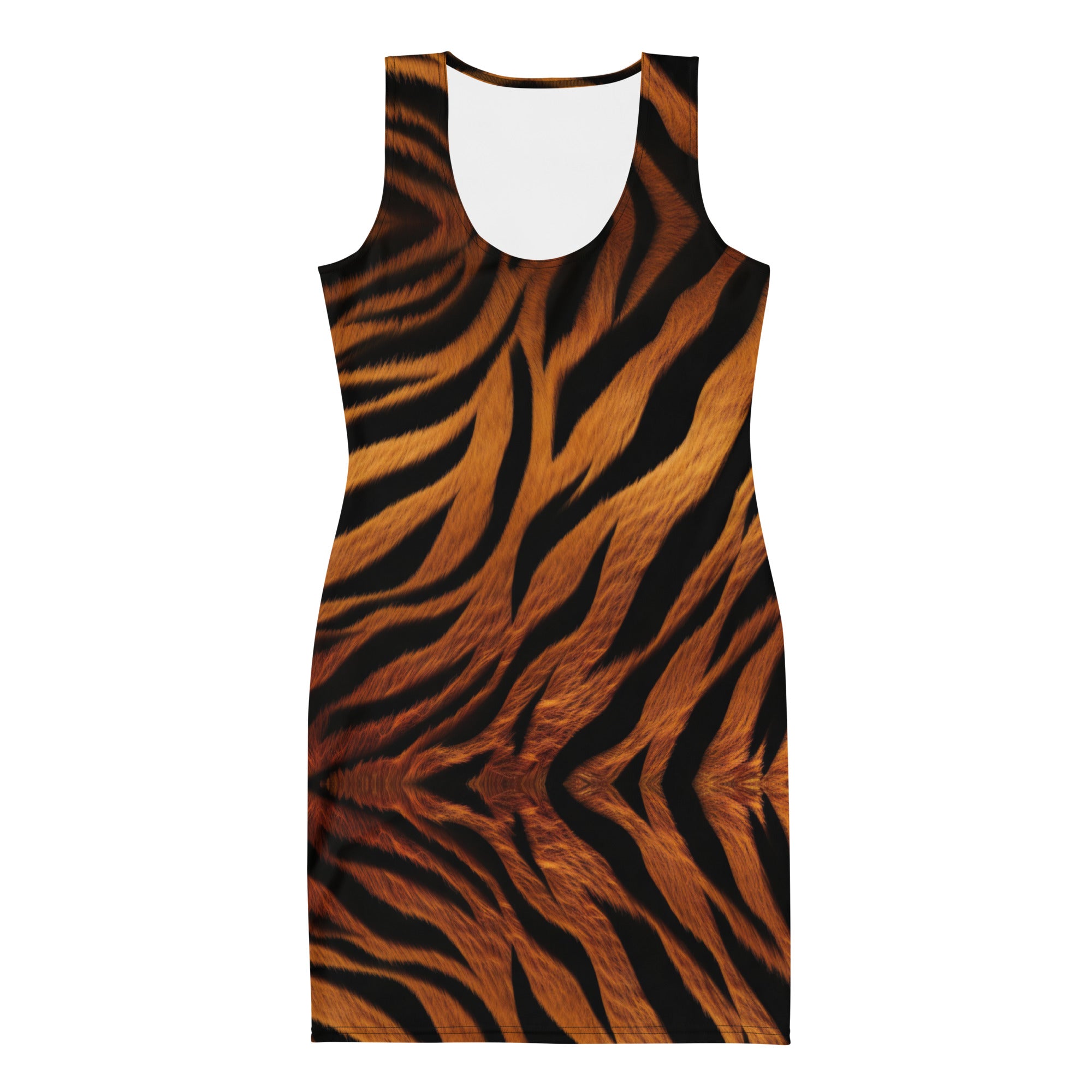 TIGER PRINT Bodycon dress – Lovelylipsapparel